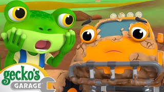 Max \& Molly Mudbath | BRAND NEW | Gecko's Garage | Cartoons For Kids | Toddler Fun Learning