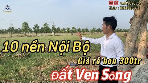 10 Xuất Nội Bộ - Đất Nền Giá Rẻ Đinh Đức Thiện  Dự Án Khu Dân Cư Cầu Tràm