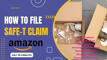 File SAFE-T Claim on Amazon | Wrong Damage Products Received claim process Step By Step