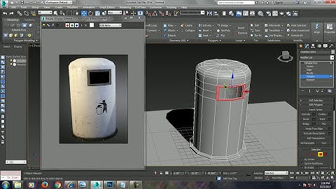 Tutorial on Modeling a prop Dust Bin in 3dsmax ( For Begineers )