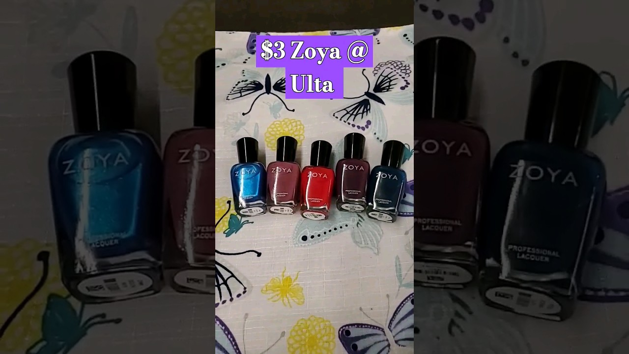 $3 Zoya polish at Ulta  