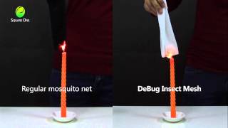 DeBug Insect Mesh Fire Resistance Experiment