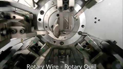 Vinston US 12-236R CNC Machine Camless Multi-Axis Spring Former - Sample 13 - Double Torsion Spring