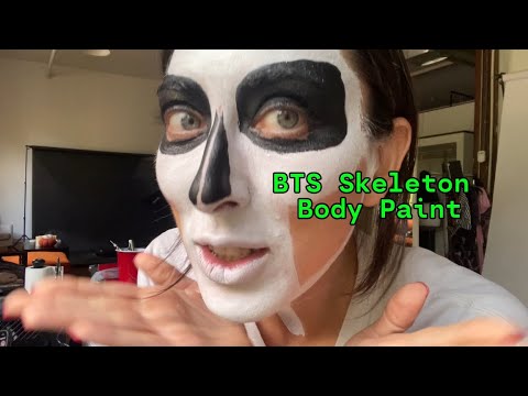 BTS Skeleton Body Paint