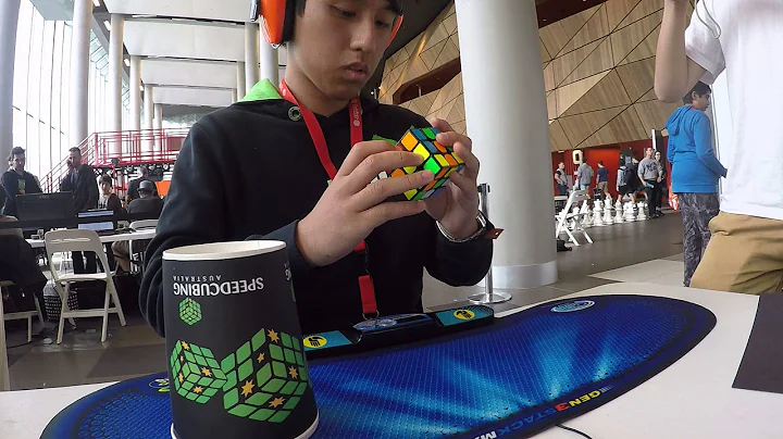 Official Blindfolded Rubik's Cube Solve In 54.91 seconds