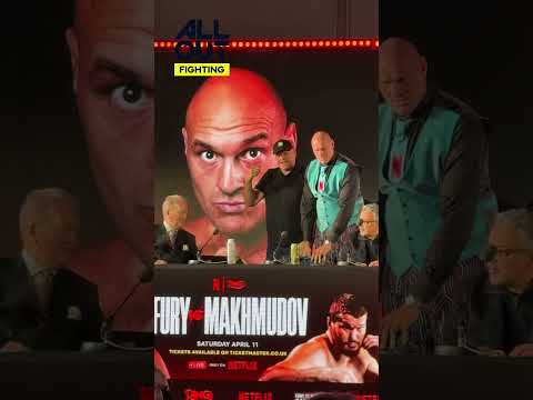 John Fury INTERRUPTS son Tyson's press conference and LEAVES