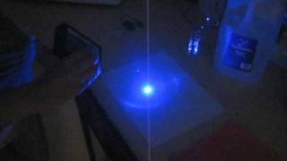 Details Safyre 2.0 Blu-Ray Laser Pointer Glow in the Dark Demonstration News