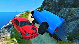 Compilation d'accidents de voitures BeamNG.Drive - jeux de crash test voiture