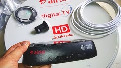 Airtel Digital TV HD HEVC Set Top Box Unboxing, Airtel TV DTH Unboxing