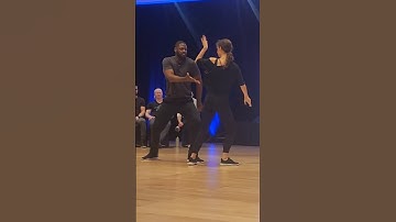 The room went crazy for this dance - Part 1 #improv #westcoastswing