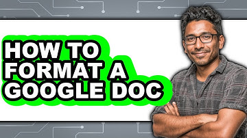 How to Format a Google Doc - Step by Step