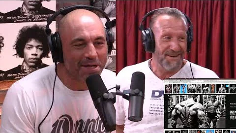 Dorian Yates Looks at His Old Bodybuilding Picture...