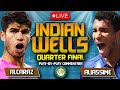 ALCARAZ vs AUGER-ALIASSIME | Indian Wells 2023 | LIVE Tennis Play-by-Play Stream