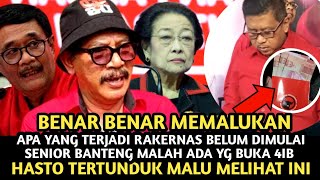 MEM4LUK4N ! RAKERNAS PDIP BELUM DIMULAI MALAH SENIORNYA BUKA 4IB BANTENG ! HASTO MALU LIHAT INI !