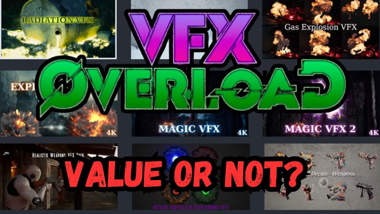 Unreal Engine 5 VFX Overload Humble Bundle Asset Review - YouTube