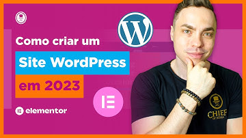 Como criar um site WordPress em 2023 - Elementor WordPress Hosting