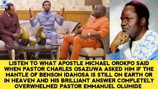 LISTEN TO WHAT APST MIKE SAID WHEN PST OSAZUWA ASKED HIM THIS QUESTION ABOUT THE MANTLE OF IDAHOSA