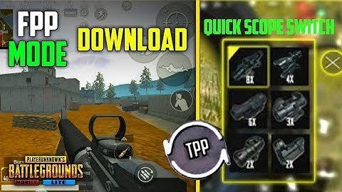How to get fpp mode and quick scope switch in pubg mobile lite || easiest trick || BIGFAN GAMING ||