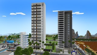 Minecraft Construindo uma Cidade #29 - Prédio Moderno 2