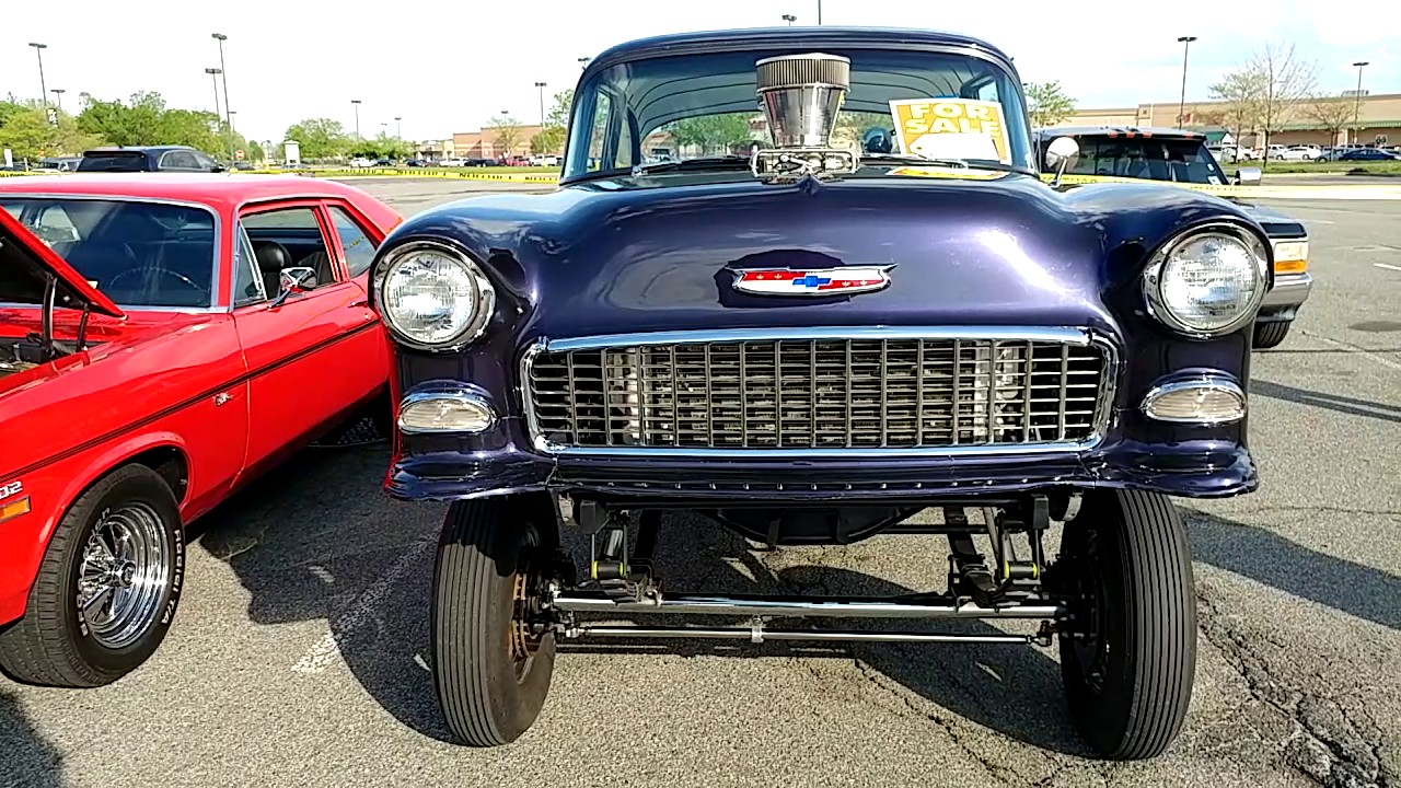 1955 MODIFIED CHEVROLET BEL AIR BLOWN 454 GMC 671 SUPER CHARGE GASSER FOR SALE YouTube