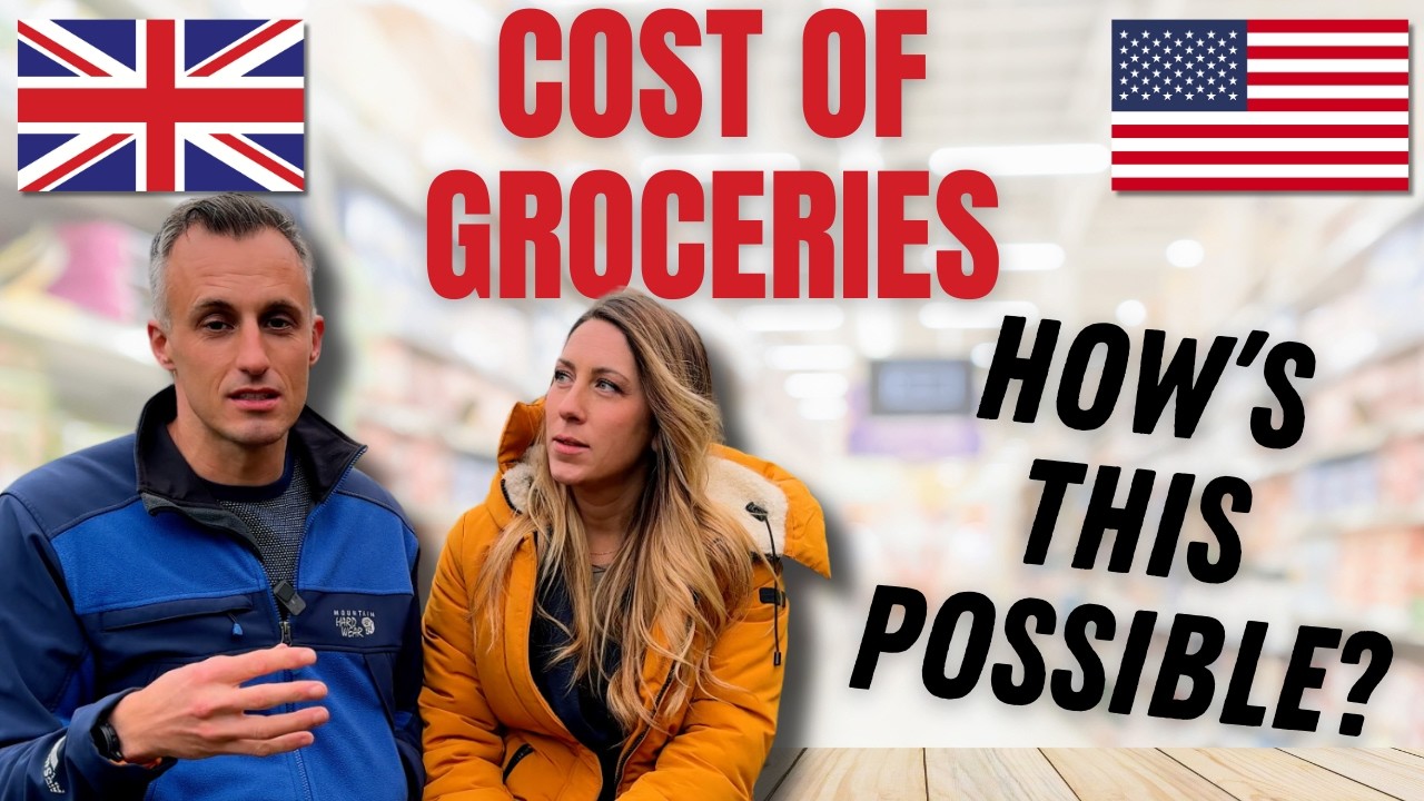 Our Groceries BRITAIN VS AMERICA - food prices in UK vs US - YouTube