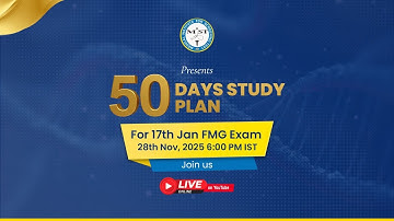 50 DAYS STUDY PLAN FOR FMG EXAM ON 17 th JANUARY 2026