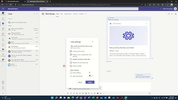 Changing permission on a file shared in a Teams chat