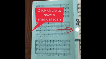ForScore-scanning in a score