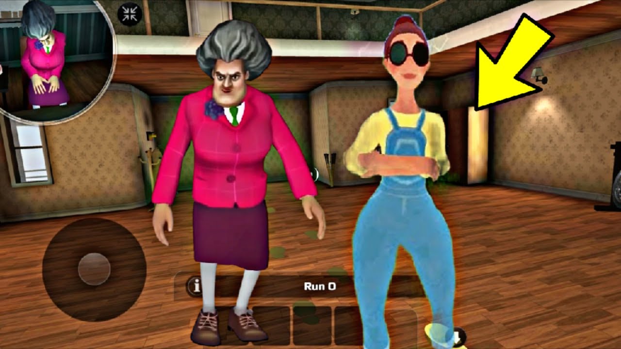 أخت المعلمة الشريرة l لعبة المعلمة الشريرة scary teacher