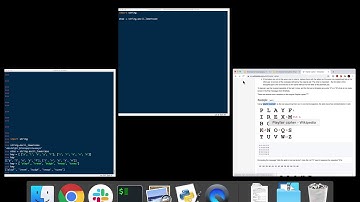 08 Playfair Cipher: Generating the Key Matrix in Python