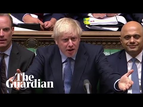 Boris Johnson appears to call Jeremy Corbyn a 'great big girl's blouse'