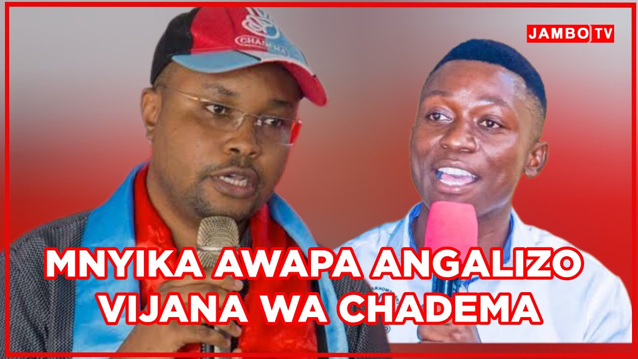 MNYIKA AWAPA ANGALIZO VIJANA WA CHADEMA "MSIPOFANYA HAYA HAMTAFIKA POPOTE''