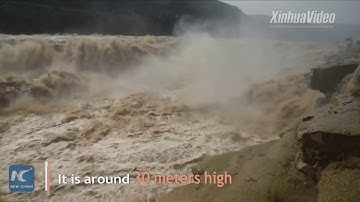 Thác nước Hồ Khẩu đẹp ngoạn mục từ trên cao