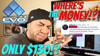 Leffen Donates Winnings As Evo Pays Out Pennies? On Check