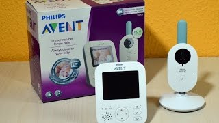 Babyphone Video Philips Avent SCD620 - YouTube