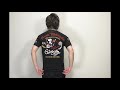 フラッグスタッフ ×スヌーピーコラボ ウィーリーチョッパーバイク刺繍 天竺半袖Tシャツ 402012