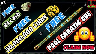 Claim 100% Free Pool Fanatic Cue ?+50M coins?+ 83 cash? by HN inside