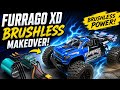 De Team Corally Furago XD gekocht en brushless gemaakt, gewoon omdat het kan!