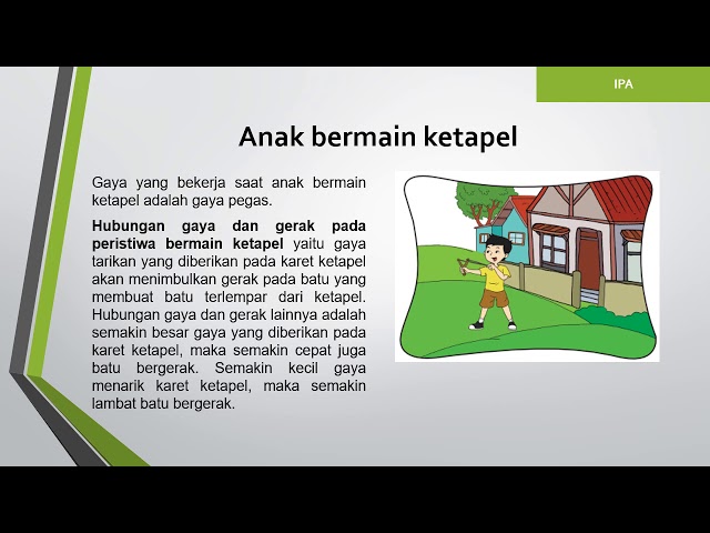 Hubungan Gaya Dan Gerak Pada Peristiwa Bermain Ketapel Adalah Ilmusosial Id