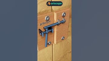 Smart Auto Latching Door Lock with Swinging Rod Mechanism! #shorts #viral #shortsfeed