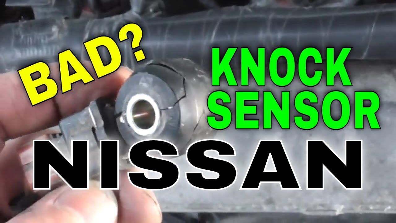 Nissan knock sensor replacement - YouTube