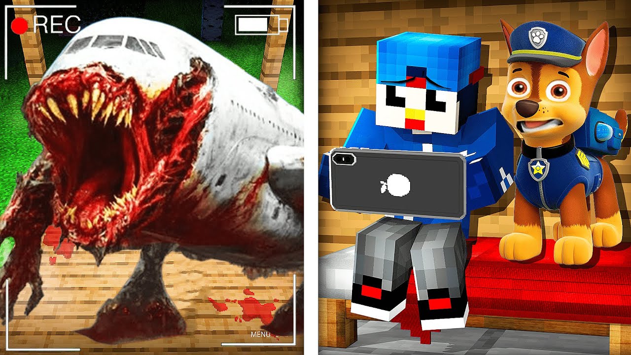 MA CAMÉRA A FILMÉE INFECTED SKY DEVANT CHEZ MOI À 3H00 DU MATIN SUR MINECRAFT !