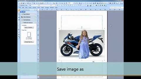 Create layered images using microsoft publisher