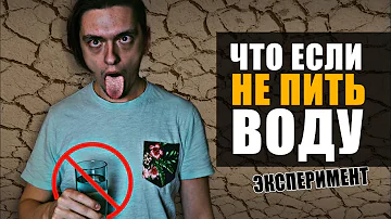 ЧТО БУДЕТ ЕСЛИ ВООБЩЕ НЕ ПИТЬ ВОДУ? | Эксперимент, проверил на себе