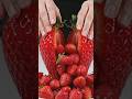 🤤Inside mini Strawberry🍓+inside Watermelon🍉 #shorts #viral #reels #ai #fruit