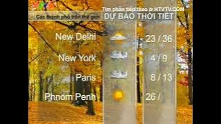 VTV3 - Dự báo thời tiết quốc tế (31/03/2012)