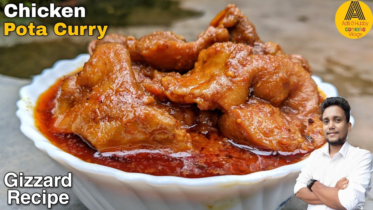 Chicken Gizzard Curry Recipe Spicy Gizzard Masala Chicken Pota