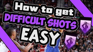 HOW TO GET DIFFICULT SHOT BADGE EASY *AFTER PATCH 4* - NBA 2K18