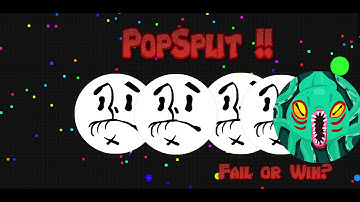 Agar.io Epic Teaming | PopSplit | TrickSplit |