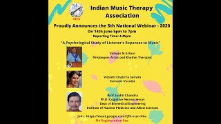 IMTA Webinar 5 #IMTA #IMTAWebinar #IndianMusicTherapy